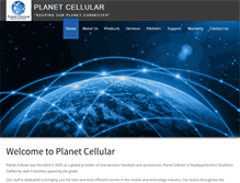 Tablet Screenshot of planetcellinc.com